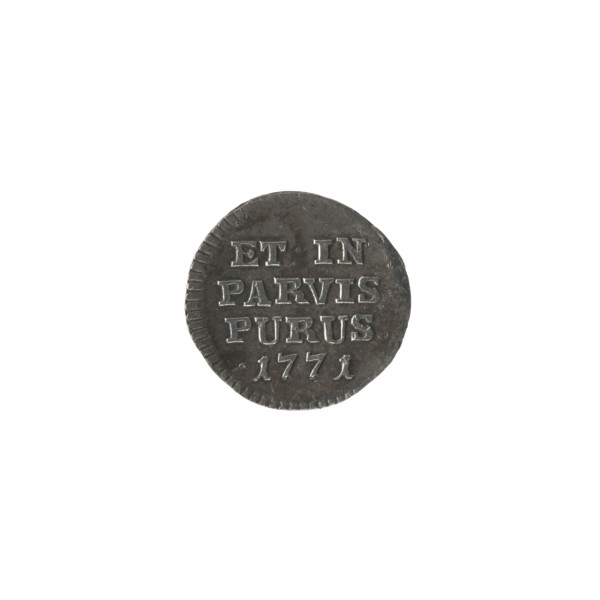 Silver crown trial groschen; Stanislaw August Poniatowski (King of Poland, 1764–1795); engraver