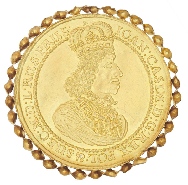 Gdansk Donative - 5 ducat, John II Casimir Vasa (King of Poland; 1648–1668), maker: Gerhard Rogge