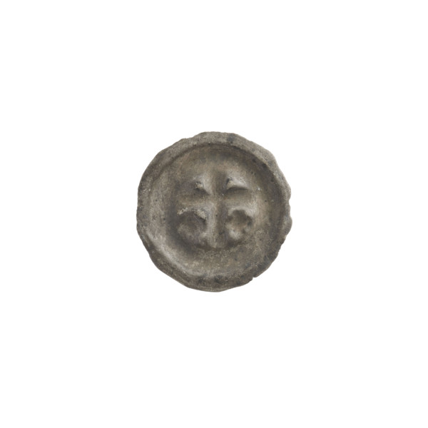 denarius - bracteate; Latin cross (iconographic) with slightly widening arm tips; equal-armed