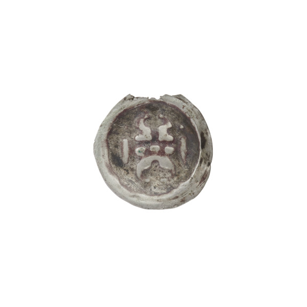 Denarius - bracteate: Gate II (iconographic) with crosses; gate topped with three pillars topped