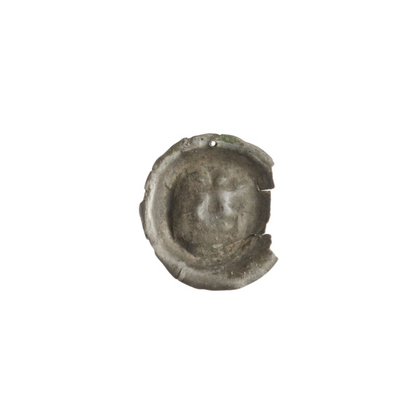 denarius - bracteate, crown II (iconographic), Richard, Anthony (1841-1894), AR punches, cracked