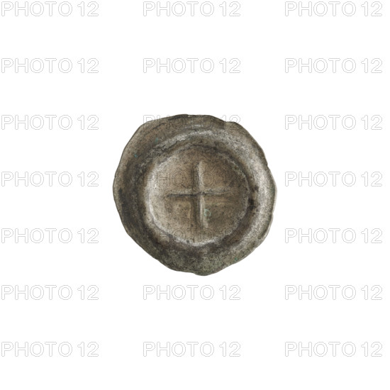 denarius - bracteate, Greek cross I (iconographic), R5 (rare), equal-armed cross (iconographic),