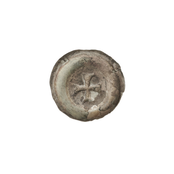 Denarius - bracteate, Greek cross I (iconographic), Richard, Anthony (1841–1894), R5 (rarity), AR