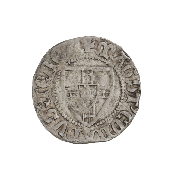 Teutonic szelag, Konrad von Jungingen (Grand Master; 1393-1407). Teutonic shield (iconographic),