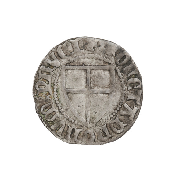 Teutonic szelag, Konrad von Jungingen (Grand Master; 1393–1407); Teutonic shield (iconographic),
