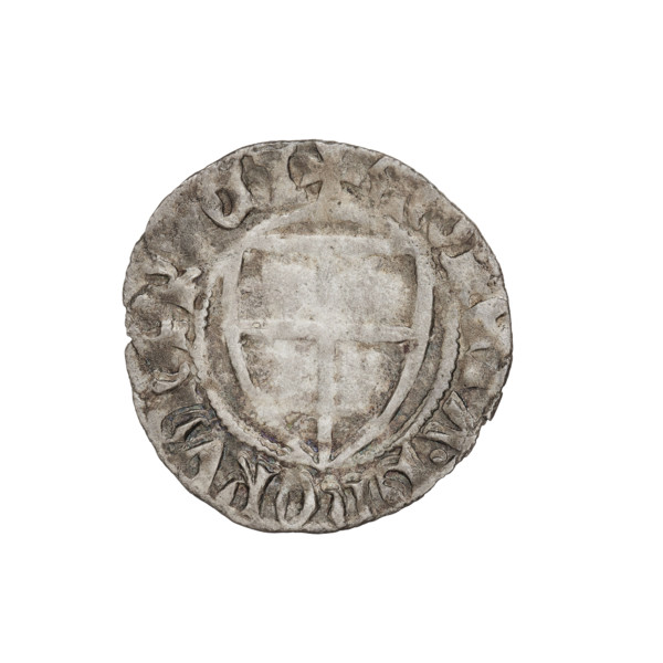 Teutonic szelag, Henryk von Plauen (Grand Master; 1410–1413), monastic shield of the Grand Master