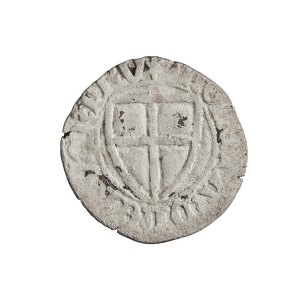 Teutonic szelag, Michal Küchmeister (Grand Master; 1414–1422). Teutonic shield (iconographic),