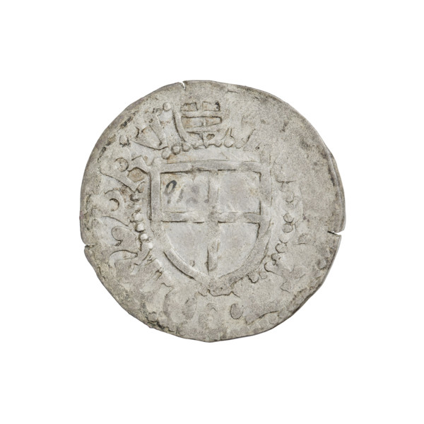 Teutonic szelag, Henryk Reffle von Richtenberg (Grand Master; 1470–1477). Obverse: Teutonic shield
