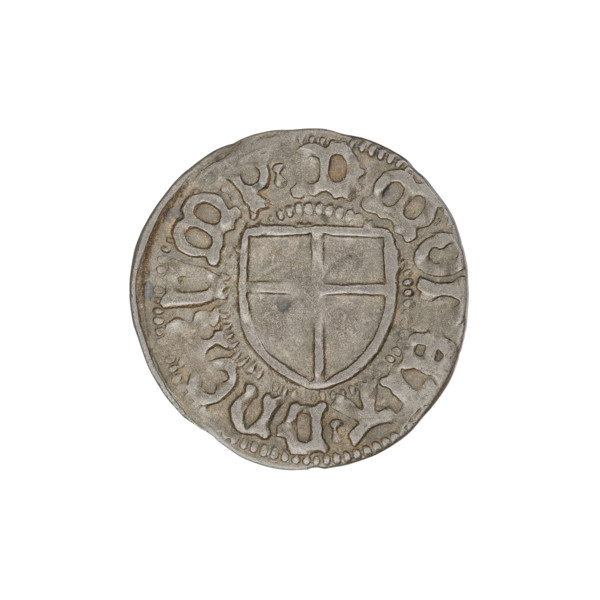 Teutonic szelag, Marcin Truchsess von Wetzhausen (Grand Master; 1477–1489); publisher: Wesner, Hans