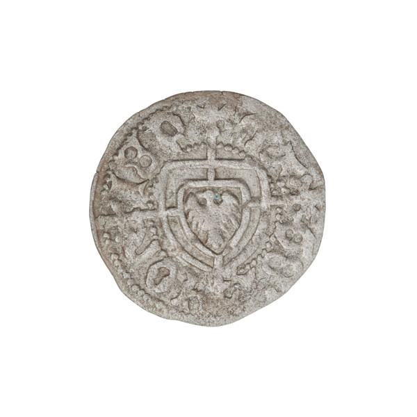 Teutonic szelag, Jan von Tiefen (Grand Master; 1489–1497); publisher: Wesner, Hans (fl. 1480–?;