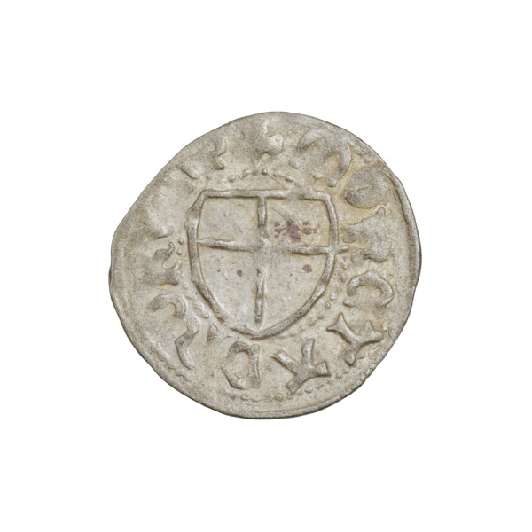 Teutonic szelag, Jan von Tiefen (Grand Master; 1489–1497). Wesner, Hans (fl. 1480–?), publisher