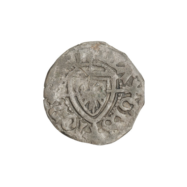 Teutonic szelag, Jan von Tiefen (Grand Master; 1489–1497); publisher: Wesner, Hans (fl. 1480–?;