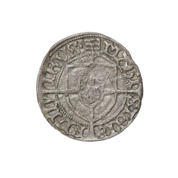 Teutonic groschen, Frederick of Saxony (Grand Master; 1498–1510). Publisher: Hans Wesner (fl.