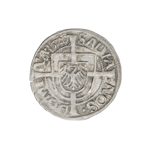 Teutonic groschen, Albrecht Hohenzollern (prince in Prussia; Grand Master; 1490–1568), Wille,