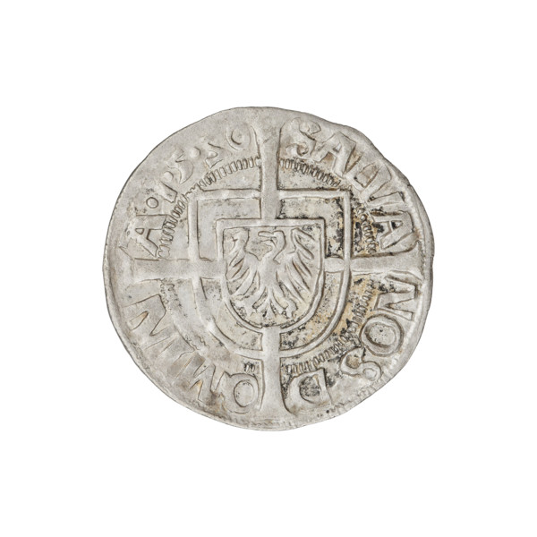 Teutonic groschen, Albrecht Hohenzollern (prince in Prussia; Grand Master; 1490–1568); Wille,