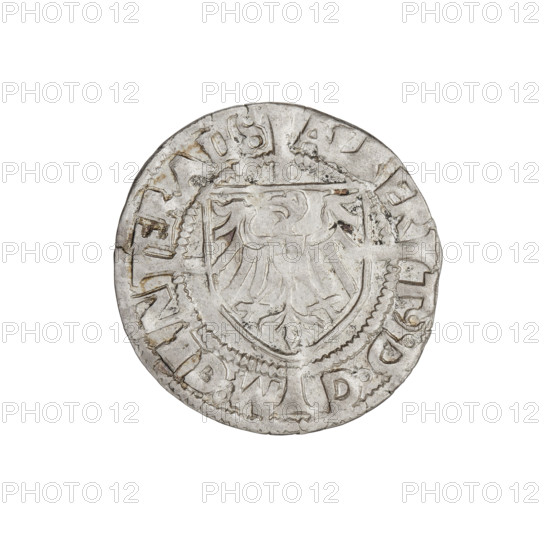 Teutonic groschen, Albrecht Hohenzollern (prince in Prussia; Grand Master; 1490–1568); Wille,