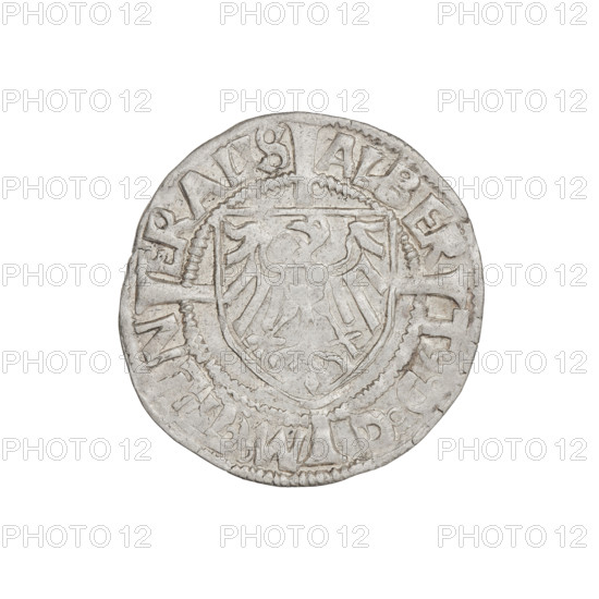 Teutonic groschen, Albrecht Hohenzollern (prince in Prussia; Grand Master; 1490–1568); Wille,