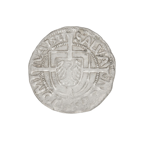 Teutonic groschen, Albrecht Hohenzollern (prince in Prussia; Grand Master; 1490–1568); Wille,