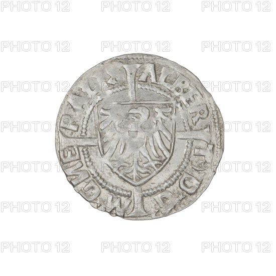 Teutonic groschen, Albrecht Hohenzollern (prince in Prussia; Grand Master; 1490–1568); Wille,