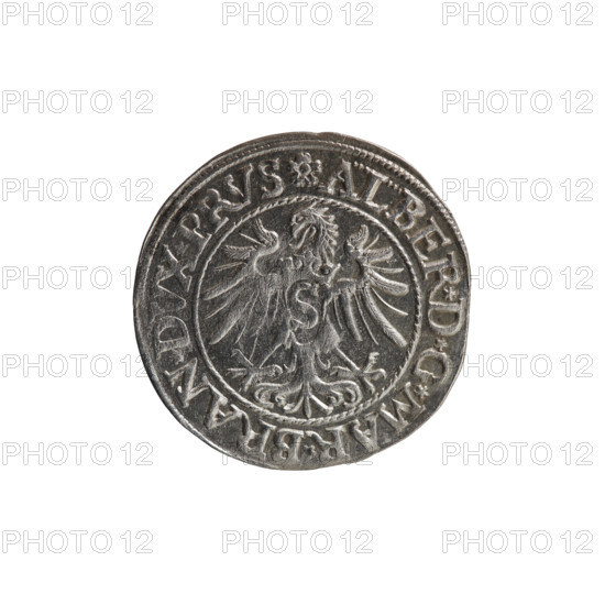 grosz, Decius, Jost Ludwik (fl. 1528-1535). Albrecht Hohenzollern (Prince of Prussia; 1490-1568) —