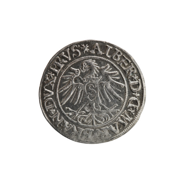 grosz, Decius, Jost Ludwik (fl. 1528–1535), Albert Hohenzollern (Prince of Prussia; 1490–1568) —