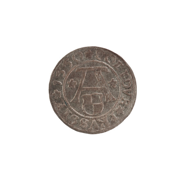 szelag by Nimptsch (Nimsch), Hans; R (rarity). Obverse: Prussian eagle with crowned letter S on its