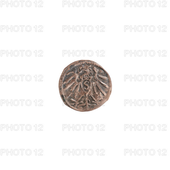 Denarius; publishers: Heinrich Straub, Albrecht Wille (fl. 1520-?), Jost Ludwik Decjusz (fl.