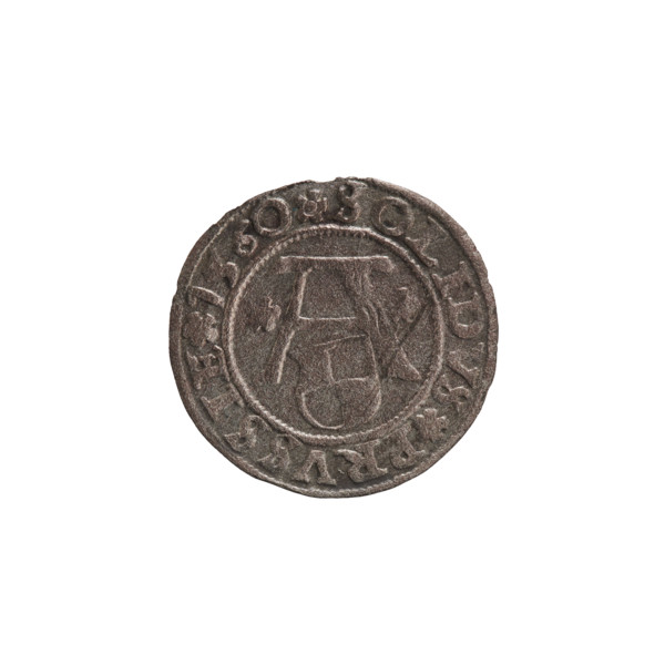 szelag by Gerhard Lentz and Casper Lauterbach, R1 (rarity). Obverse: Prussian eagle with crowned