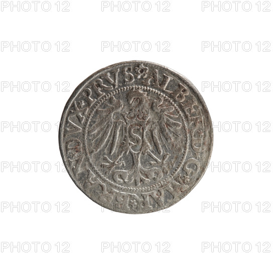 grosz, Decius, Jost Ludwik (fl. 1528-1535), Albrecht Hohenzollern (Prince of Prussia; 1490-1568) -