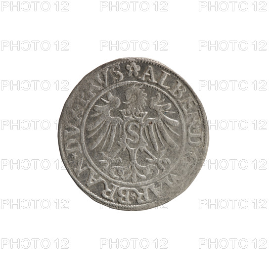 grosz, Decius, Jost Ludwik (fl. 1528-1535); Albrecht Hohenzollern (Prince of Prussia; 1490-1568) -