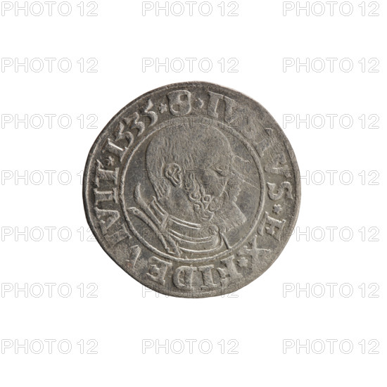 Grosz, Decius, Jost Ludwik (fl. 1528–1535). Coin, Ducal Prussia (1525–1701), Königsberg, 1535.