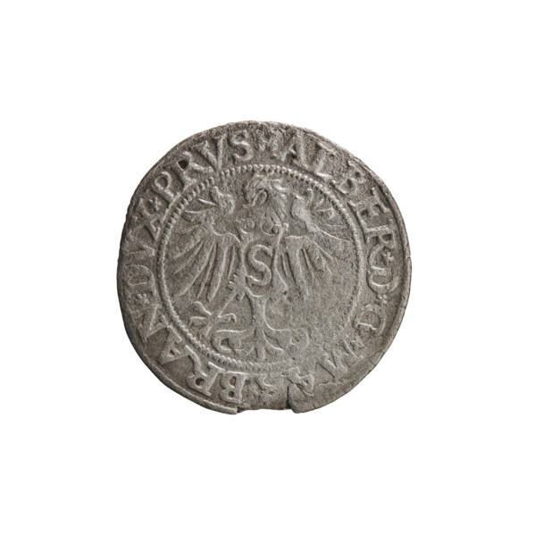 grosz, Decius, Jost Ludwik (fl. 1528-1535), eagles, Albert Hohenzollern (Prince of Prussia;