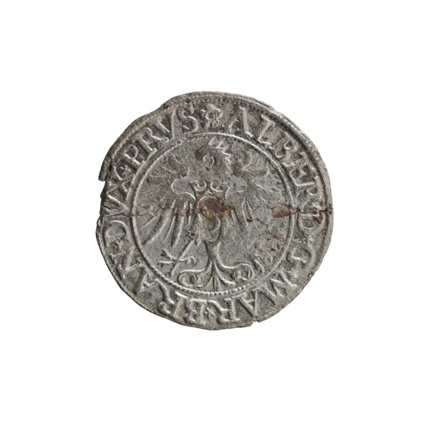Artist: Decius Grosz; engraver: Jost Ludwik (fl. 1528–1535). Type: coin, Ducal Prussia (1525–1701),