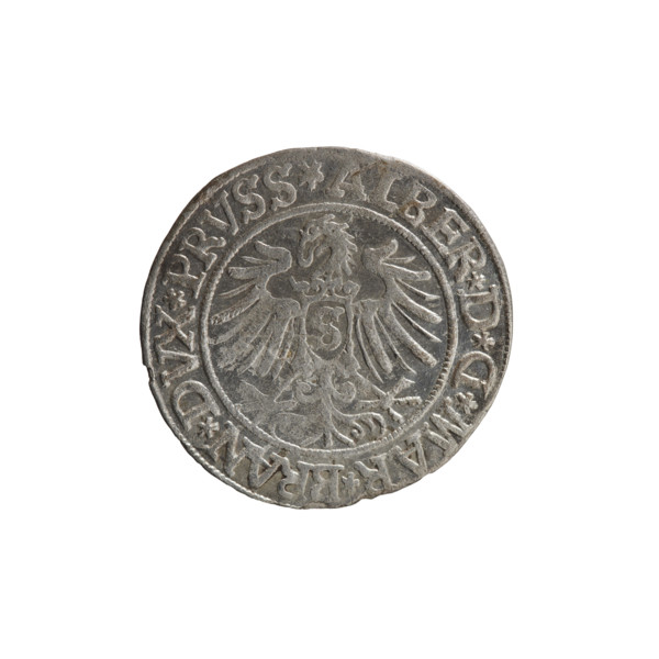 Artist: Decius Grosz (Jost Ludwik) (fl. 1528–1535). Object: coin, Ducal Prussia (1525–1701), 1535,