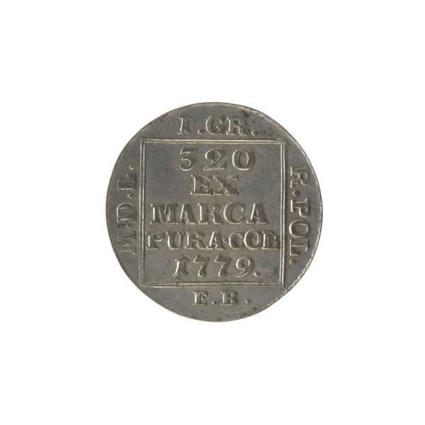 silver Crown groschen, Stanislaw August Poniatowski (King of Poland ; 1764–1795), Brenn, Efraim (fl