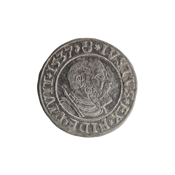 Decius Grosz; Jost Ludwik (fl. 1528–1535), publisher; Vogelwaider (Vogelwaid), Eustachius. Coin,