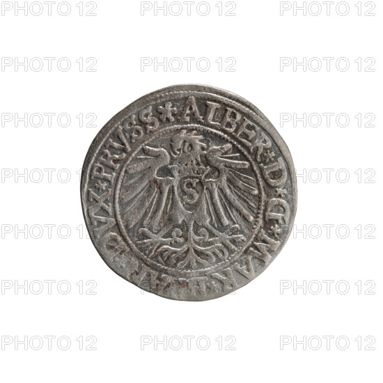 Grosz, Decius; Jost Ludwik (fl. 1528–1535); Vogelwaider (Vogelwaid), publisher; Eustachius. Coin