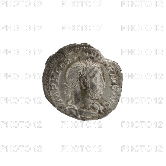 Denarius of Alexander Severus (208–235; Roman emperor 222–235), issuer: Roman deities — Sol;