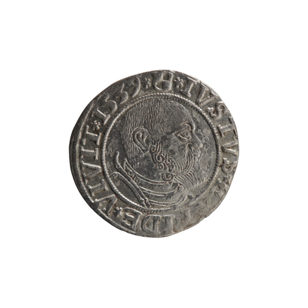 grosz; Decius, Jost Ludwik (fl. 1528–1535), publisher; Vogelwaider (Vogelwaid), Eustachius; eagles;