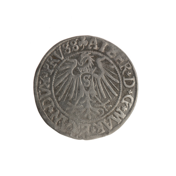 grosz, Schilling, Maciej, R0 (rarity), eagles, Hohenzollern (coat of arms), hoard from the village