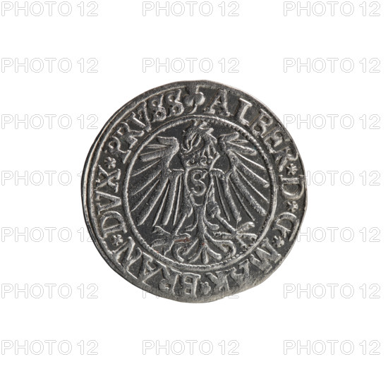 grosz, Schilling, Maciej, R0 (rarity), Albrecht Hohenzollern (Prince of Prussia; 1490-1568) -