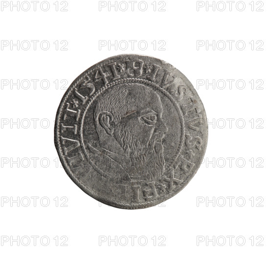 grosz, Schilling, Maciej, R0 (rarity). Albrecht Hohenzollern (Prince of Prussia; 1490–1568) —