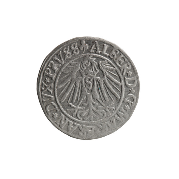 grosz, Schilling, Maciej, R0 (rarity), Albrecht Hohenzollern (Prince of Prussia; 1490–1568) -