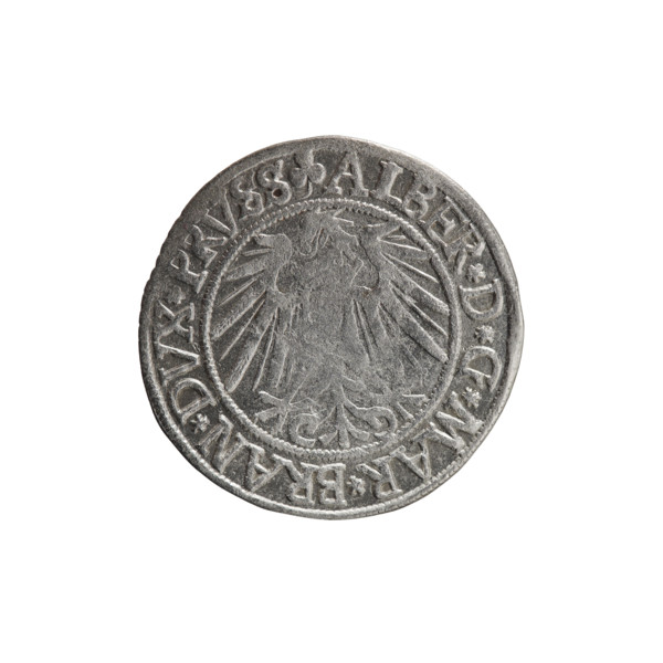 grosz, Schilling, Maciej, R0 (rarity), Albrecht Hohenzollern (Prince of Prussia; 1490–1568) —