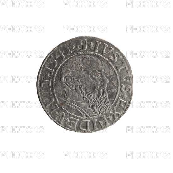 Albrecht Hohenzollern (Prince of Prussia; 1490–1568) — coin, 1541. Obverse: Prussian eagle, on its