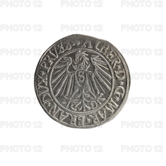 grosz, Schilling, Maciej, R0 (rarity), eagles, Albrecht Hohenzollern (Prince of Prussia; 1490–1568)