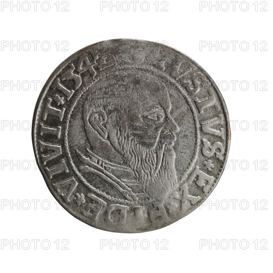 Heinrich Straub (Strawb) grosz, R0 (rarity). Obverse: Prussian eagle, on its chest the crowned