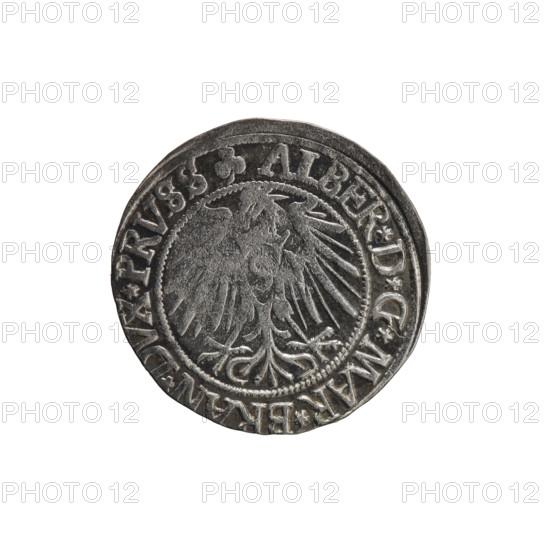 grosz, Straub (Strawb), Heinrich, R0 (rarity). Albrecht Hohenzollern (Prince of Prussia; 1490–1568)