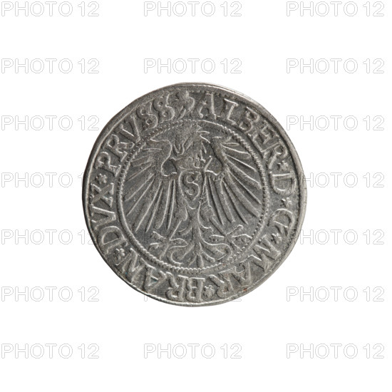 grosz, Straub (Strawb), Heinrich, R0 (rarity), eagles, Hohenzollern (coat of arms), Albrecht