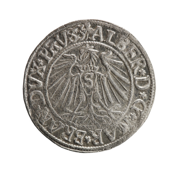 grosz, Straub (Strawb), Heinrich, R0 (rarity), eagles, Albrecht Hohenzollern (Prince of Prussia;